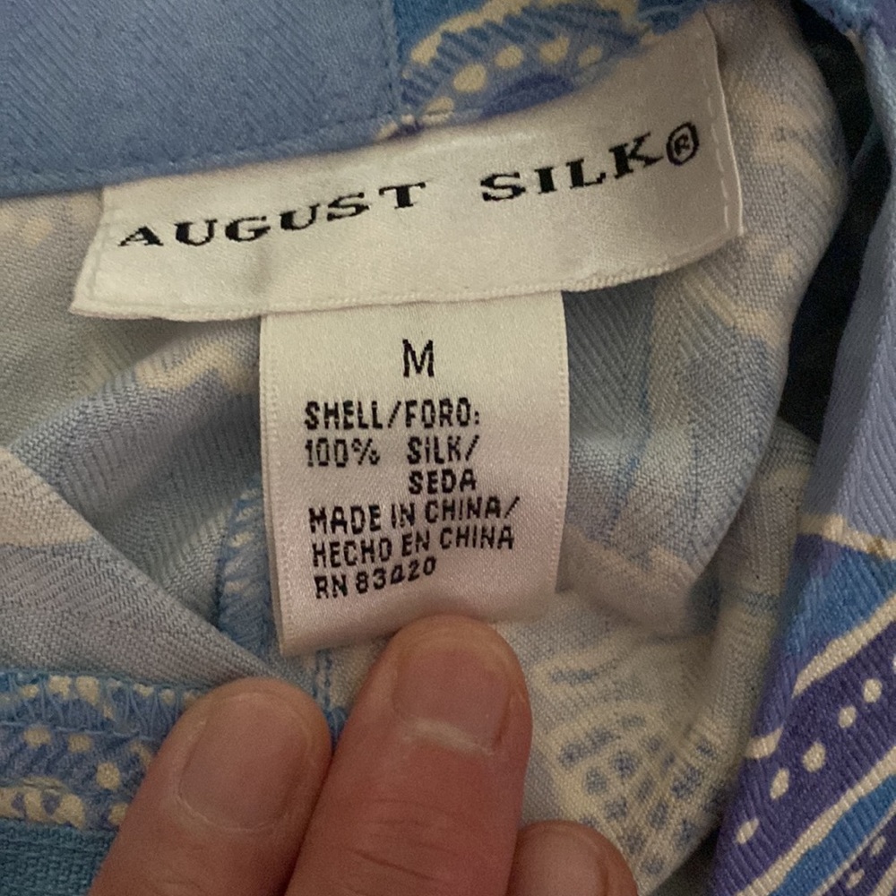Preowned August silk women’s capris size Medium Excellent - Picture 2 of 5